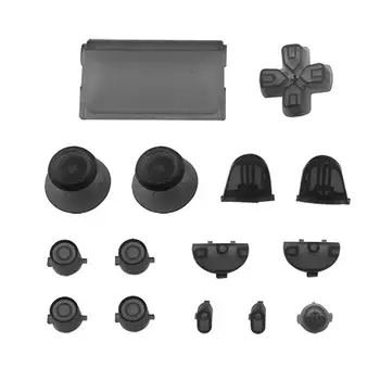 

15Pcs/Set Replacement Parts Solid Color Buttons Kit for PS4 Controller Gamepad