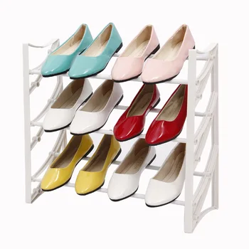 

Multi-layer Shoe Rack Plastic Standing Shoe Rack DIY Shoes Storage Shelf Home Living Room Organizer Accessories 2020 New