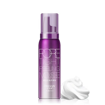 

80ml Pore Tight Peeling Mousse Exfoliating Moisturizer Cleanser Removing Dead Skin Oil Control Shrink Pores Skin Care 2020