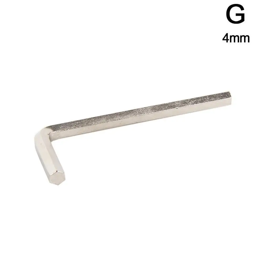 8mm Scre Metric Nickel plated Allen L-Key Hex Wrench Long Arm Wrench Tool 2 PCS