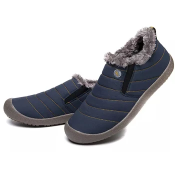 

HOT Sale Winter Couple's Casual Shoes Men Waterproof Snow Boots Men's Warm Shoes Footwear Flat Slip-Resistant Male 36-48