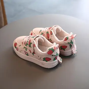 

Kids Casual Girls Soft Soled Breathable Anti-Slip Sneakers