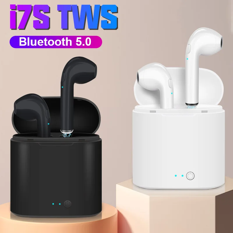 

Airpodding i7s TWS Headphones Wireless Bluetooth Earphone In-ear Stereo Earbuds Hands-free Business Headset For All Smart Phone