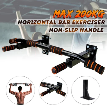 

Door Horizontal Bars Steel 200kg Home Gym Workout Chin push Up Pull Up Training Bar Sport Fitness Sit-ups Equipments Heavy Duty