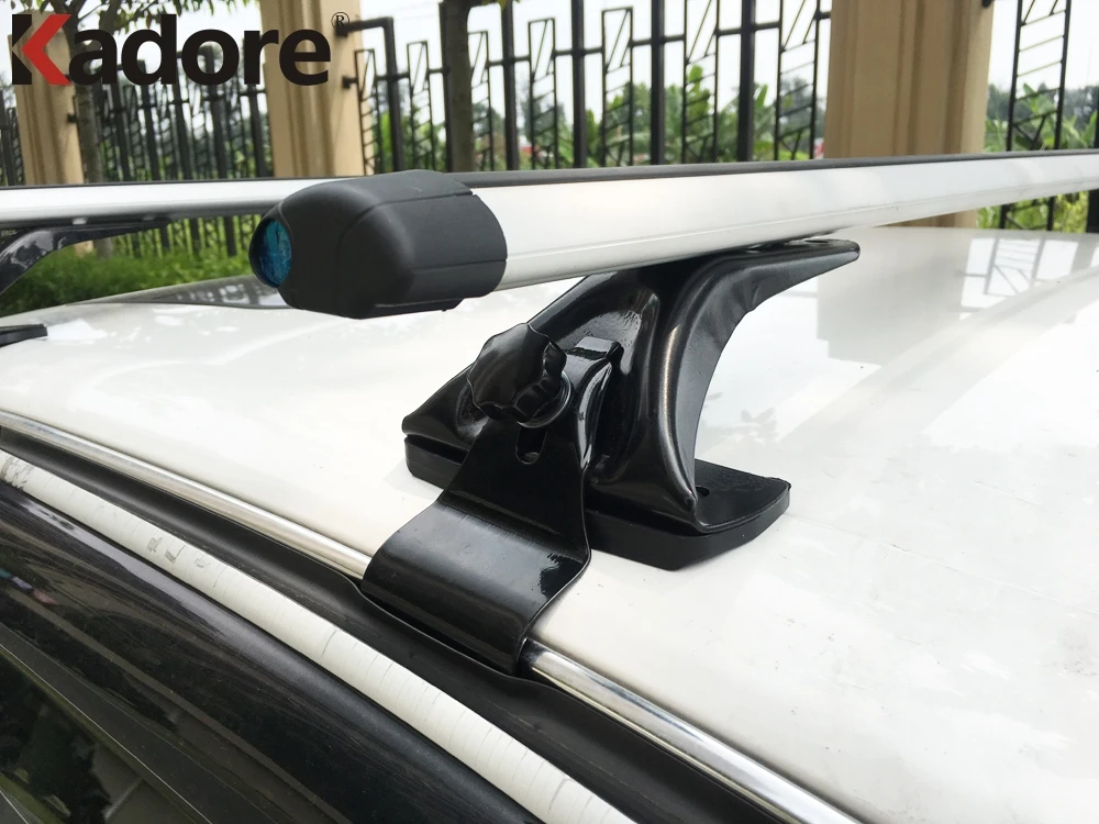 Алюминиевый сплав Универсальный RoofRack автомобильный верхний багажный багажник на крышу поперечный бар с противоугонным замком для всех седан 4 двери модель автомобиля