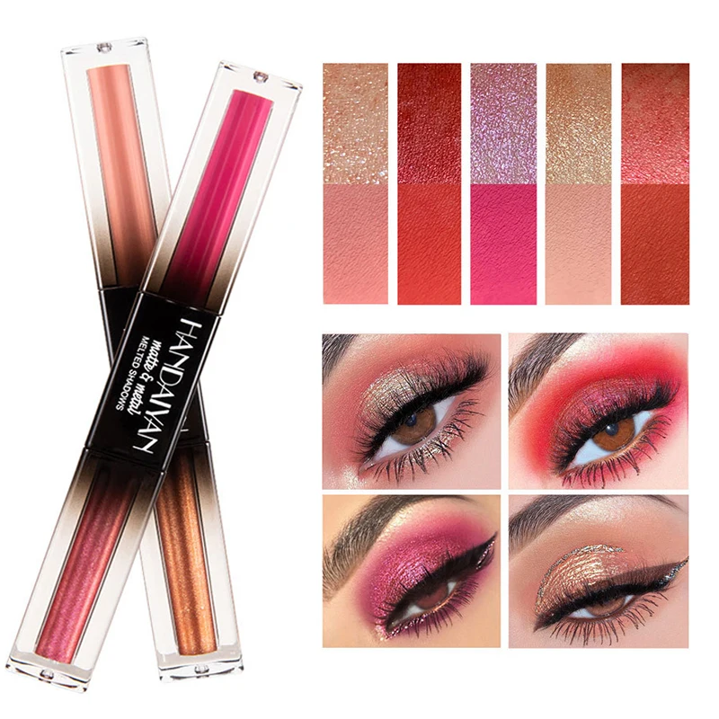 

Liquid Eyeshadow Stick Double Head Glow high lighter Shimmer Brighten Shadow Face Make Up Makeup Bling Eye Shadow