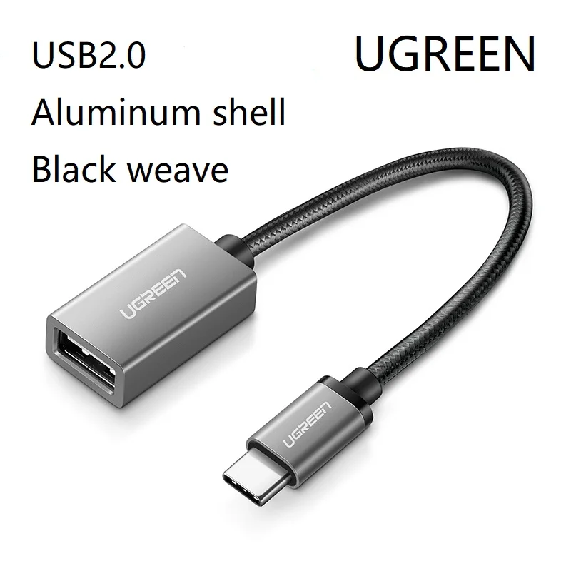 Кабель Ugreen Type C к USB OTG переходник для Xiao mi5 Nexus 5X 6P Type-c кабель зарядки и передачи