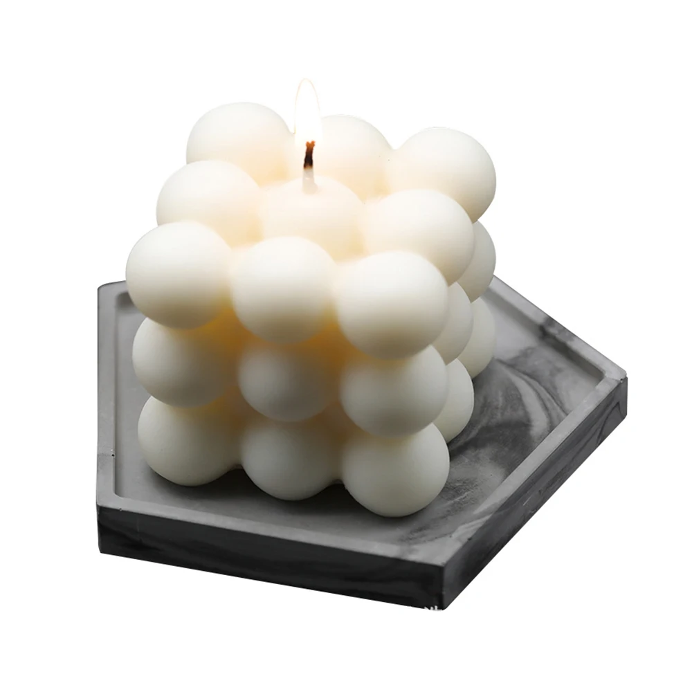 3D куб силиконовая форма для изготовления свечей маленький Торт помадка форма для выпечки автомобиля подвеска штукатурка плесень