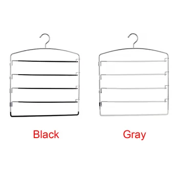 

Five-layer Tools Non-Slip Space Saving Swing Arm Slack Clothes Rack Chromed Steel Adult Practical Durable Bedroom Hanger