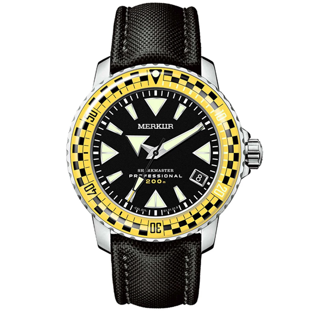 

200M Diving Mechanical Wristwatches Men NH35 Automatic Watch Mens Sports Stainless Steel Watch Sapphire Crystal Swim Diver Watch