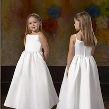 Г. Атласные торжественные платья на пуговицах для девочек, ограниченное количество, праздничные платья для девочек, Детский костюм Платья с цветочным узором для девочек