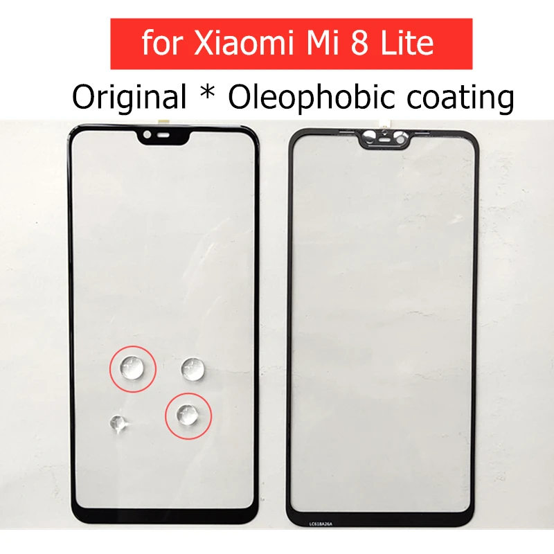 Сенсорный экран для Xiaomi Mi 8 Lite стеклянная панель сенсорная переднее внешнее