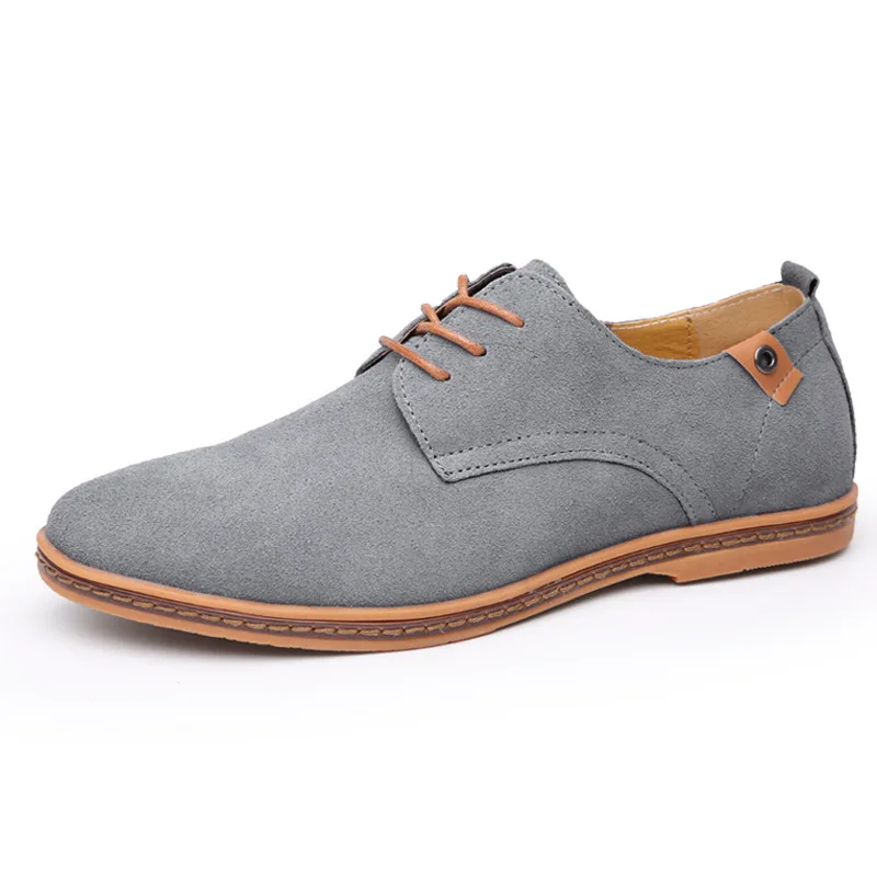 Online 2019 Brand Men shoes Oxford Suede Leather formal Shoes Male Casual Classic Sneakers For Male Comfortable Footwear zapatos hombr