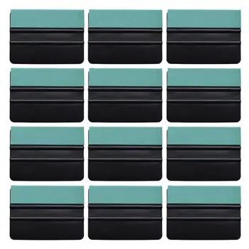 

100PCS Car Tools Vinyl Wrap Squeegee Carbon Fiber Film Sticker No Scratch Felt Edge Scraper Window Tint Tool Car Cleaning