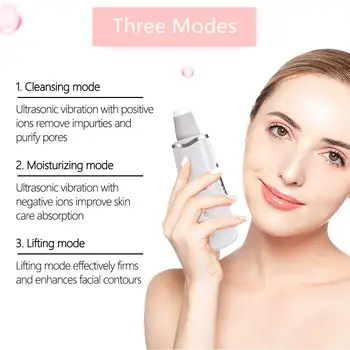 

Factory price multifunctional Wireless Ultrasonic Electric Facial Cleanser Charging Facial Cleansing Brush in stock
