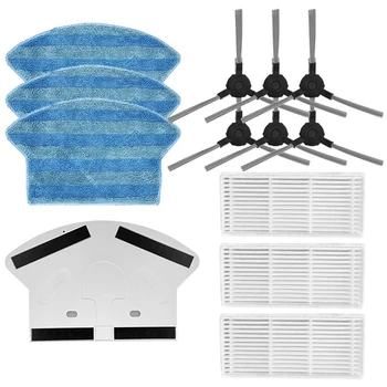 

Vacuum Cleaner Side Brush Hepa Filter Mop Cloth Water Tank for Midea VCR03 Robot Vacuum Cleaner Parts