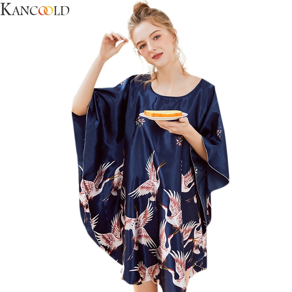 KANCOOLD женская пижама в китайском стиле с коротким рукавом, свободная удобная летняя Пижама, одежда для сна, домашняя одежда, одежда для сна, комплект