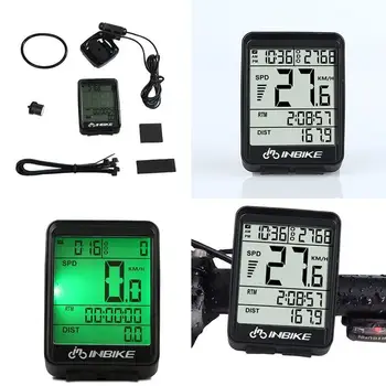 

Waterproof Wireless & Wired MTB Bicycle Computer Bike Cycling Odometer Stopwatch Speedometer Watch LED Digital Rate