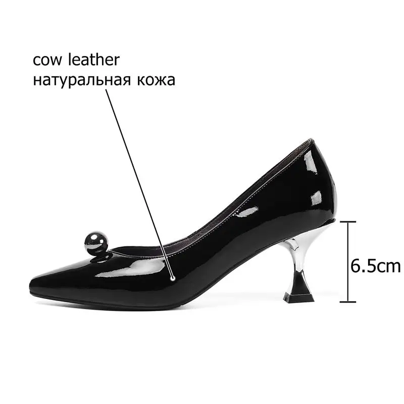 ALLBITEFO/Новинка; сезон осень; женская обувь из натуральной кожи на высоком каблуке; пикантные офисные женские туфли на высоком каблуке; вечерние женские туфли на каблуке; обувь для девочек