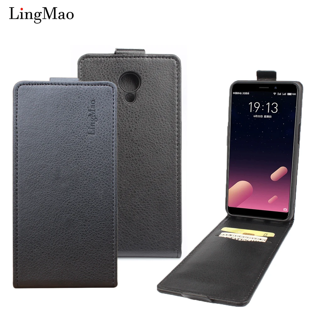 Кожаный флип-чехол для MEILAN 3 5 Note 2 U20 10 E3 S6 металлический защитный держатель MEIZU M6S Pro
