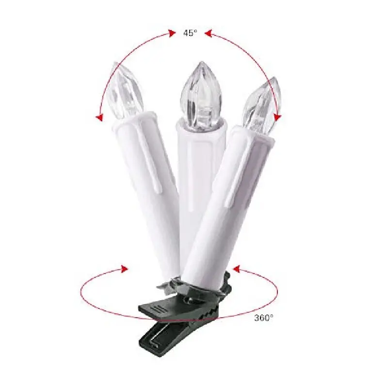 Led flikkerende vlam licht kaarsen - Pack van 12 batterij-aangedreven