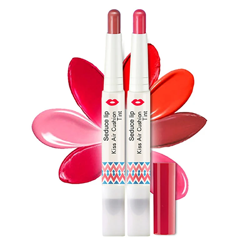 Makeup Lipstick Double Head Cushion Lipstick Pen Multipurpose Lipstick Velvet Matte Lipstick Lip Cheek Pen maquiagem