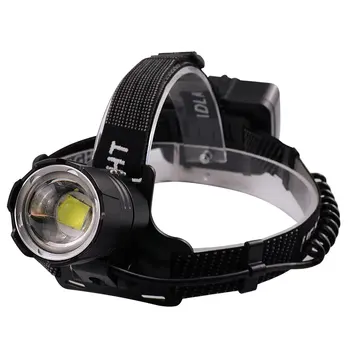 

Headlight USB charging input and output zoom display large lens head XHP70.2 Fishing headlight Camping light Headlamp
