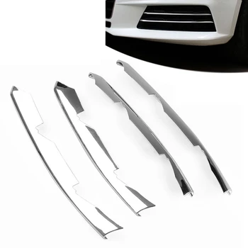 

Car Front Grill Strip Cover Trim Trims Chrome Matt Fit for A4 B9/9L 2016 2017