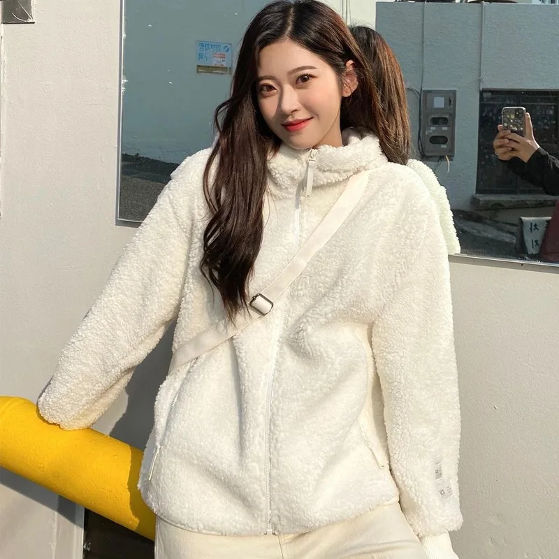 

Women's Design for Loose Warblers in the New Autumn and Winter 2021 Light Luxury Small Jacket and Laminate Wool Jacket