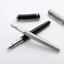  1 PC High Quality Iraurita Fountain Pen Full Metal Luxury Pens Caneta Office School Stationery Supplies 