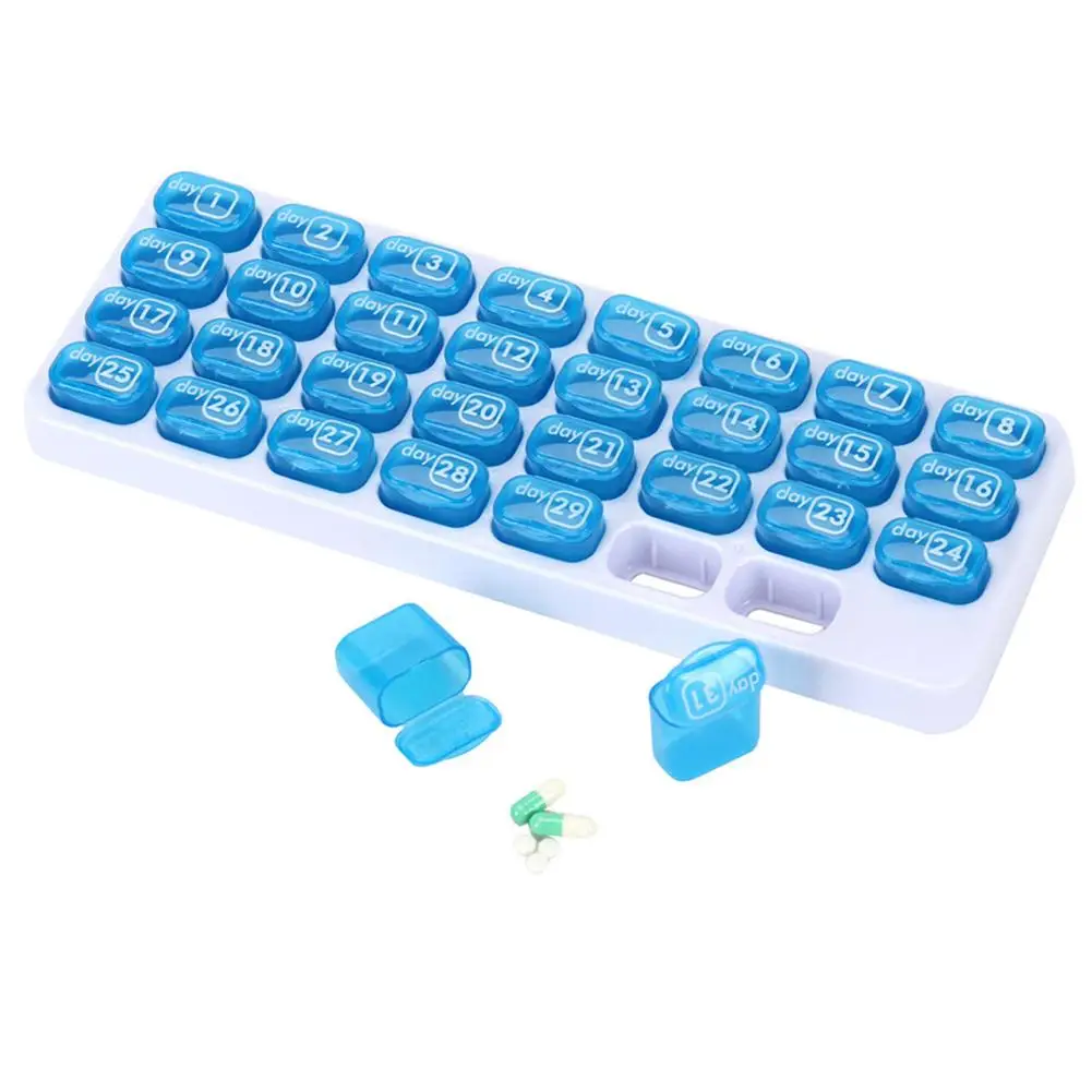 Joylife путешествия один месяц 31 сетка Pill Box чехол разветвитель Организатор медицина таблетки хранения Диспенсер контейнер