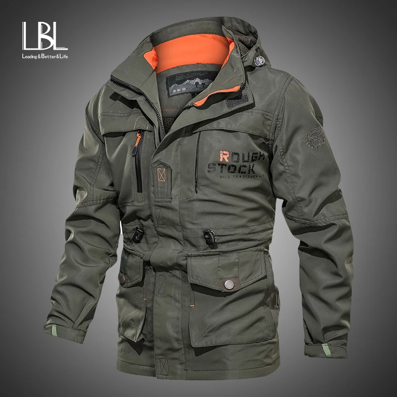 Chaquetas militares para hombre, abrigos del ejército a la moda, informales, chaqueta Bomber, ropa de marca, Otoño, 2020|Chaquetas| - AliExpress