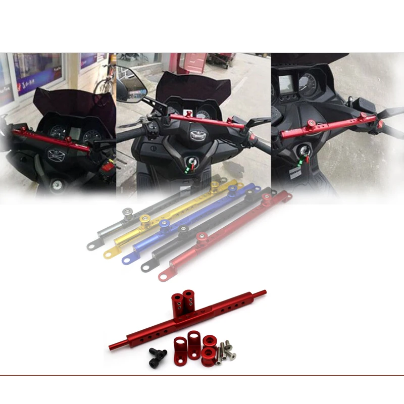 Aluminum Motorcycle Steering Damper balance lever for YAMAHA N MAX N-MAX NMAX 125 155 with LOGO | Автомобили и мотоциклы
