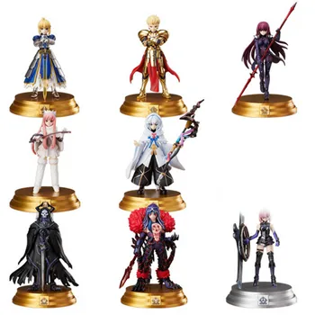 

8 Pcs/set Fate/Grand Order Saber Merlin Cu Chulainn Matthew Kyrielight PVC Action Figure Collection Model Toy X4562