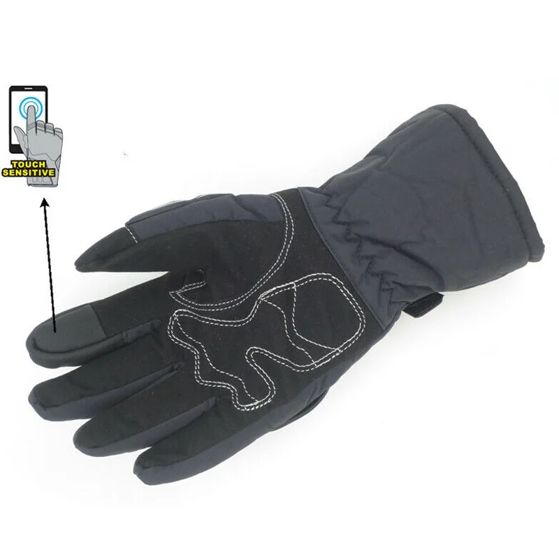 Зимние мужские мотоциклетные водонепроницаемые перчатки для верховой езды с сенсорным экраном теплые ветрозащитные лучшие рабочие ощущения