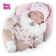 42 см Реалистичная Кукла Reborn Младенцы Ручной Безопасности Младенца Силикона Куклы Девушке Подарок Игрушки Для Детей 1" Мягкая Кукла