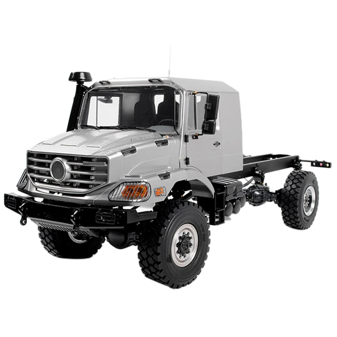 

JDMODEL JDM-155 1/14 4 x 4 Car Frame Electric RC Simulation Trailer Empty Frame Off-road Climbing Truck Frame - Black