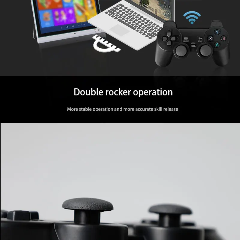Беспроводной геймпад для Android Phone/PC/PS3/tv Box джойстик 2,4G джойстик игровой контроллер для bluetooth-гарнитура для смартфона