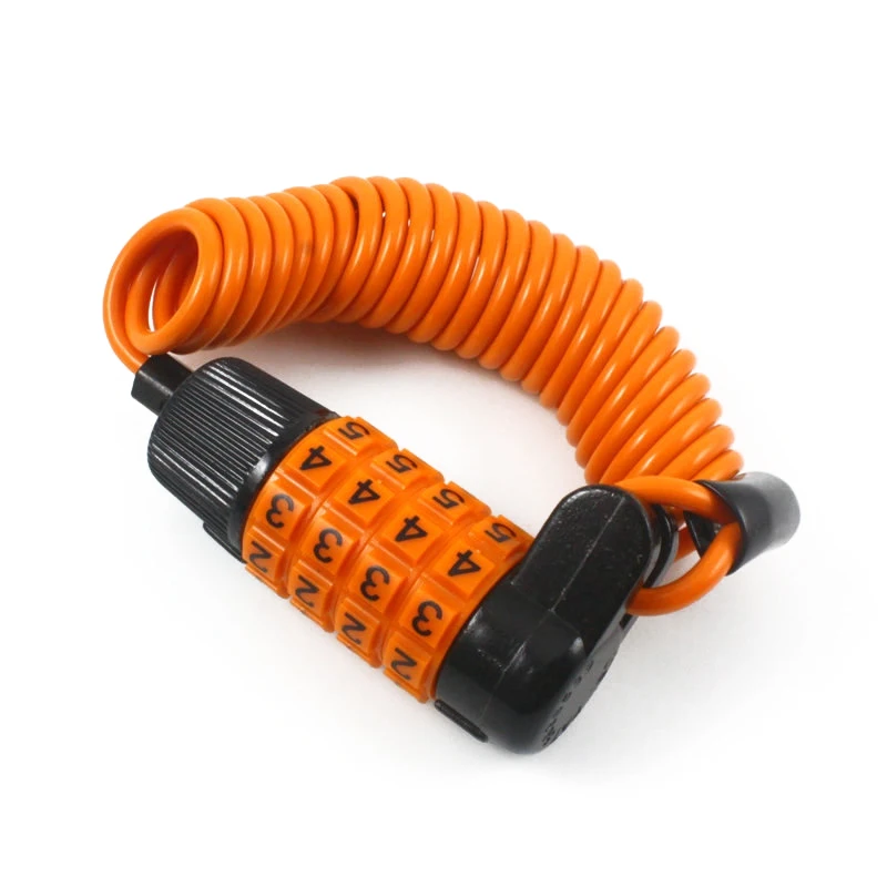 

Bicycle Lock Combination Lock Bike Portable Security Lock 160CM Steel Cable Spiral MTB Road Bike Lock Cycling Bicycle Lock