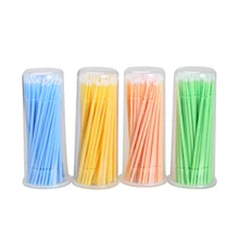 Портативная одноразовая микро-щетка для удаления ресниц, ватные палочки, накладные ресницы для макияжа, аппликатор