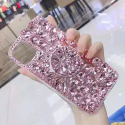 Для iPhone 11 Pro Max расширить подставки полная со стразами чехол Bling Crystal чехол-накладка для телефона чехол Добро пожаловать на заказ Другое