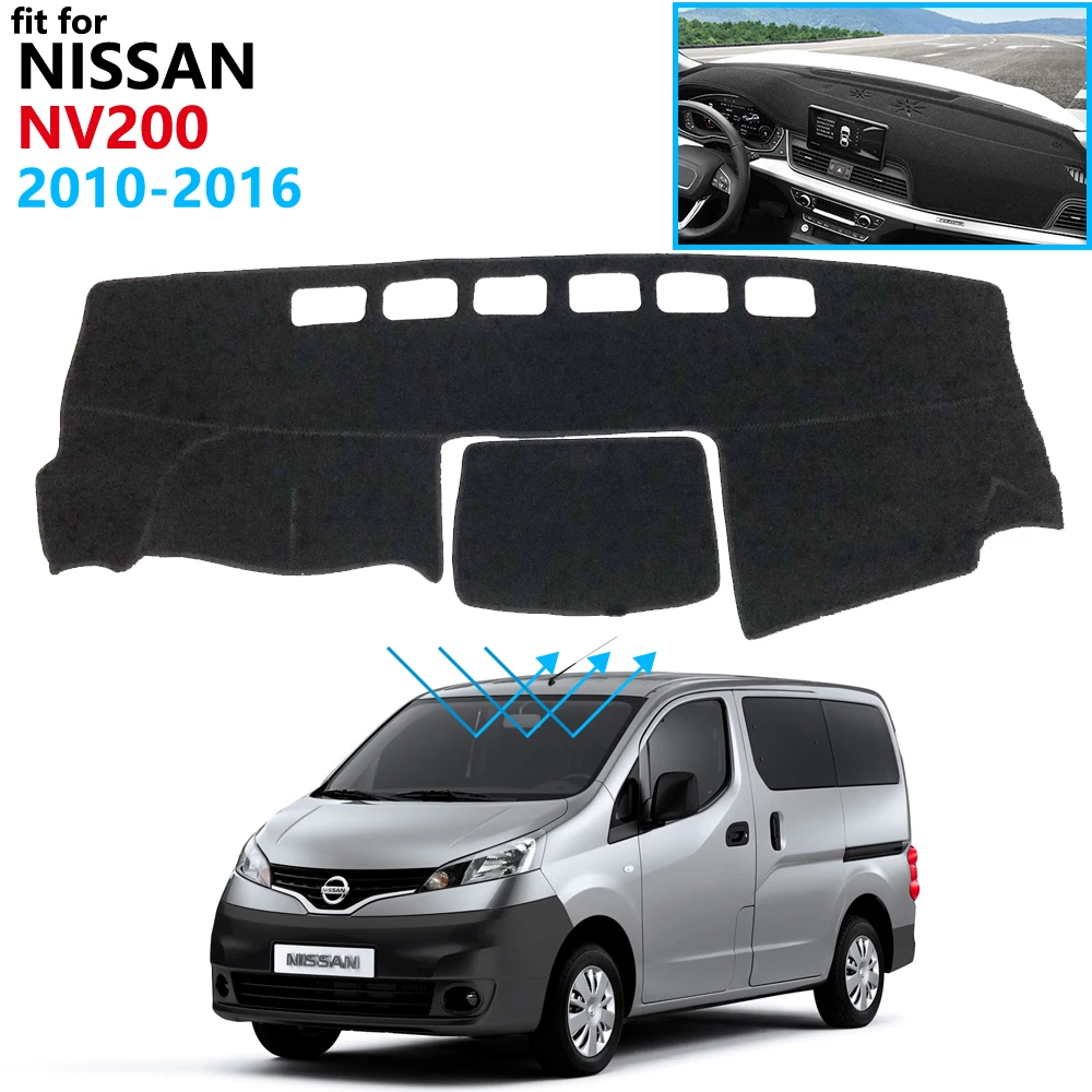 Защитная накладка на приборную панель для Nissan NV200 evanette 2010 ~ 2016 Chevrolet City Express