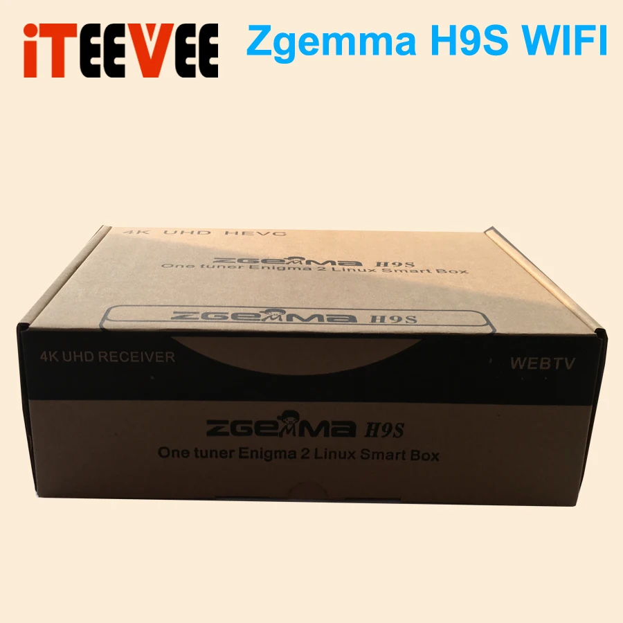 ZGEMMA H9S bulit in 300M WIFI DVB S2X мультипотоковый 4K UHD спутниковый ресивер с поддержкой