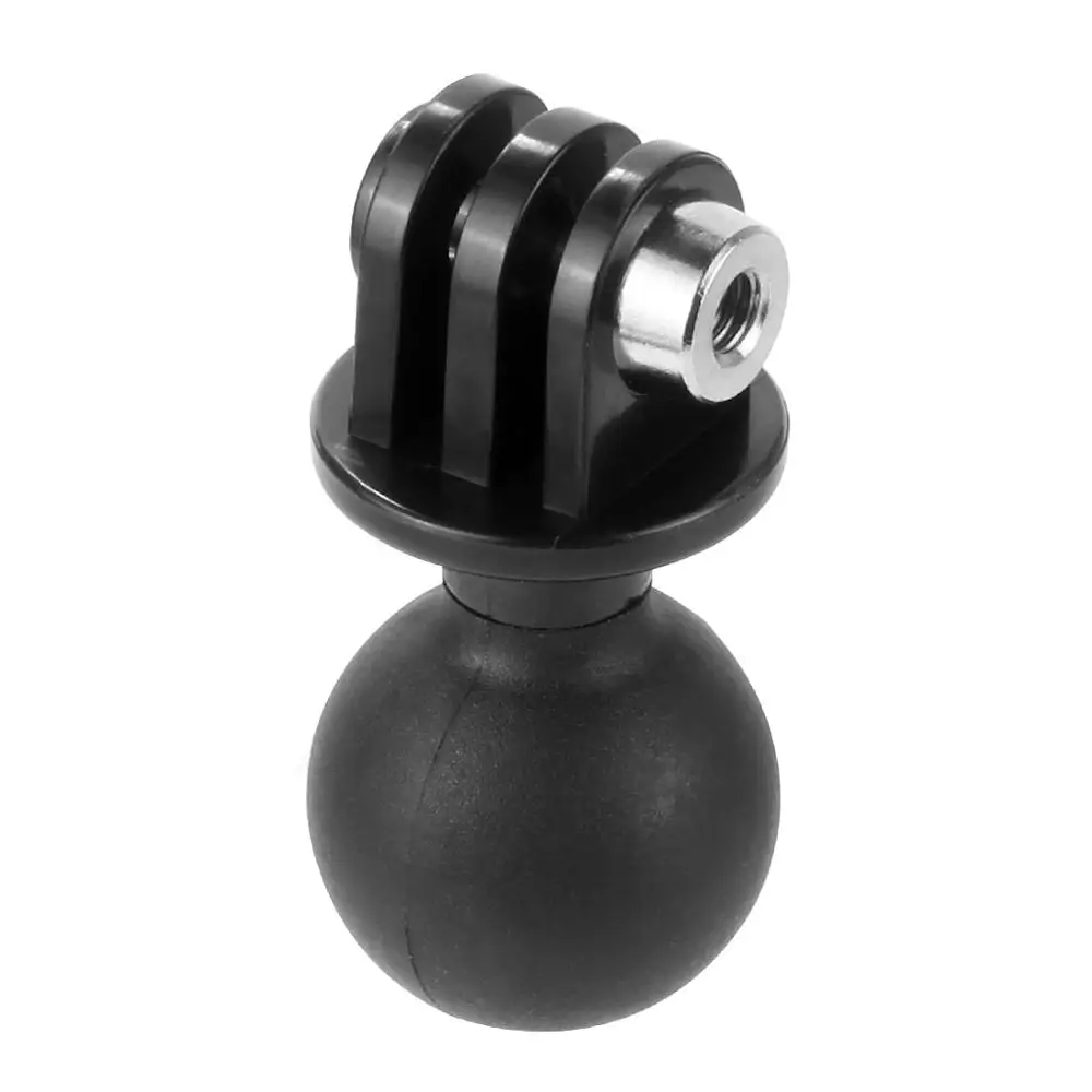 

2.5cm/1Inch 360degree Rotation Ball Head Camera Tripod Mount Base Adapter Clip for Gopro Hero/YI/SJcam/EKEN Action Sports Camera