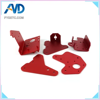 

1Set Extruder Back Plate + X Motor Front & Back Plate + Z-axis 2.5mm & 3.0mm Passive Block Plate Kit For Creality CR-10S PRO 3D