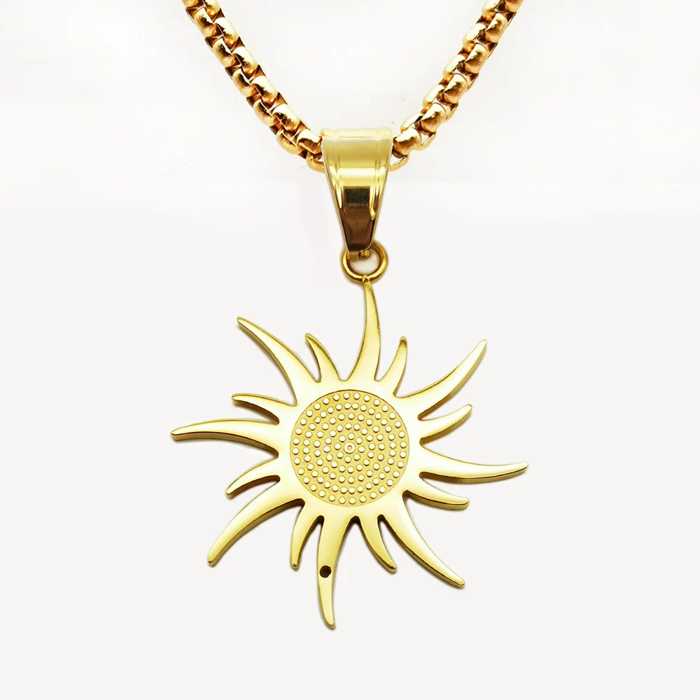 Sun Pendant Charm Jewelry 