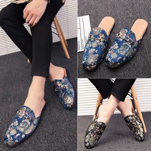 Брендовая мужская обувь; коллекция года; сезон весна-осень; модные повседневные Простые Роскошные уличные тапочки на плоской подошве с принтом; водонепроницаемые