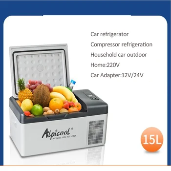 Cheap Compressor Auto Refrigerator Refrigeration 15L-40L Auto Home Double Use 12v24v Small Freezer Refrigeration Home Refrigerator