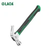 LAOA Claw Hammer 16OZ Fiberglass Handle for Woodworking Shockproof Green Black Double Colors Stainless Steel Hammers 1