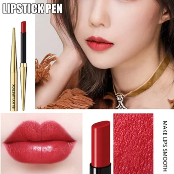 

Hot 4pcs Matte Lipstick Cosmetic Mist Velvet Long Lasting Moisturizing Nourishing Lipstick for Women Girl Lip Makeup t6